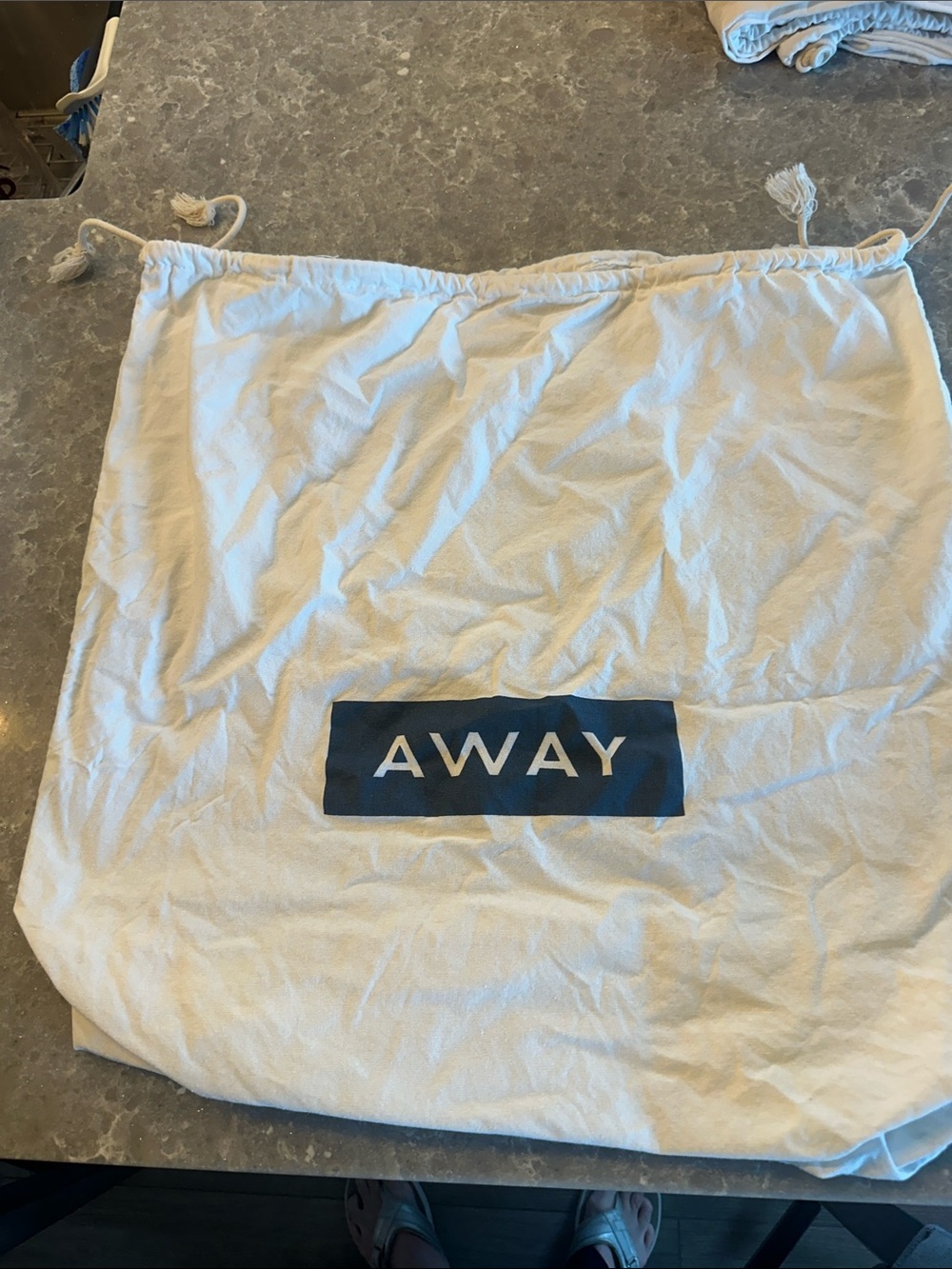 Away Luggage Dust Cover Drawstring 21x21